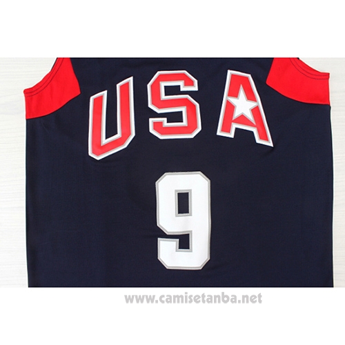 Camiseta USA 2008 Wade #9 Azul